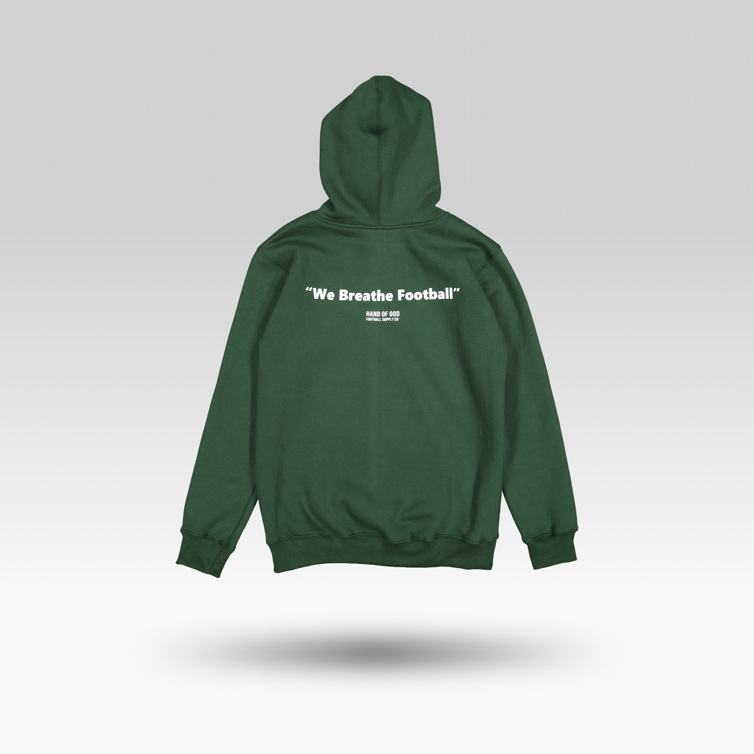 We Breathe Football Hoodie Green